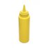 Бутылка для соусов с мерной шкалой желтая, Объем: 240 мл